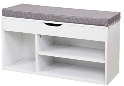 HTI-Line Schuhbank Kara Schuhregal 3 Fächer Weiß