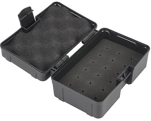 Smarkey Archery Broadhead Box Arrow Case holds 18 Arrowheads Broadhead Case Holder for Crossbow Recurve Bow and Compound Bow Hunting Accessories Storage