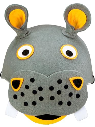 W WIDMANN MILANO Party Fashion - Sombrero de animal para niños, de fieltro, máscara, disfraz de animal, fiesta de cumpleaños infantil, carnaval