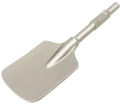 1-1/8 Clay Spade Chisel for Breaker Clay,Hammer Clay Spade, Concrete Scoop Chisel Bit, Dig Shank Bits for Digging and Shoveling, Can be Used to Excavate Frozen Soil, Hard Soil
