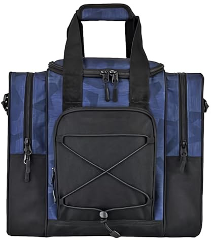 Générique Sac de Bowling à Boule Unique, Sac à Boule de Bowling, Sac Shopping pour Boule de Bowling pour 1 Boule | Portable avec Ceinture réglable, Compartiment rembourré, Convient aux Chaussures de