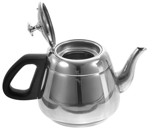 CIYODO Bouilloire Acier Inoxydable Pour Cuisinière à Induction Avec Infuseur Intégré Poignée Ergonomique Résistante Chaleur Pour Usage Familial Et Préparation De Thé