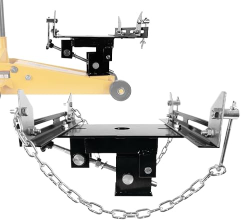 Adaptador de gato de transmisión – Herramienta de extracción de caja de cambios de 14.1 pulgadas para una fácil elevación, función auténtica con compatibilidad de gato de piso, herramienta automotriz