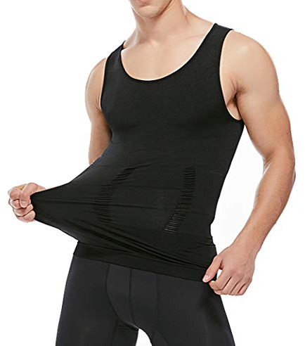 Uomo Dimagrante Elasticità Body Shaper Addome brucia Grassi Shaperwear Sauna Corsetto per Il Sudore Intimo per Allenatore in Vita