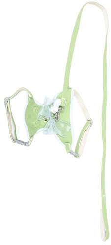 UTHCLO Set Imbracatura e Guinzaglio per Cani Piccoli Regolabile in Rete Traspirante con Cintura di Sicurezza e Presa Ergonomica, per Passeggiate e Addestramento di Cuccioli da 4,5 a 9 Kg