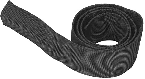 TOPINCN Manicotto per Fune per Verricello in Poliestere Durevole per di Cavi per Verricello, Universale, Adatto per Applicazioni di Traino da 5 Cm, Nero per il Recupero Fuoristrada (2M)