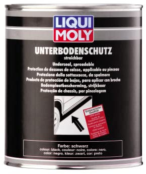 LIQUI MOLY Producto de protección de bajos para aplicar con brocha negro | 2 kg | Protección corporal | Protección debajo del cuerpo | 6119