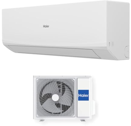 Haier Flair Climatizzatore 12000 Btu R32, Inverter, 19dB(A), Self Clean, UVC Pro, Display Led, Wifi Integrato, A+++A++