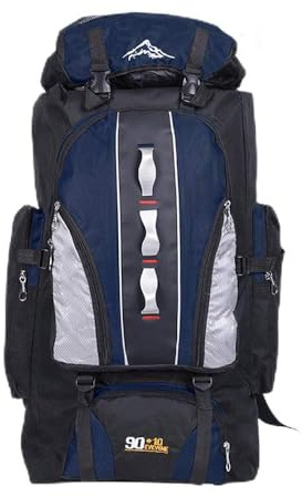 Treer 80/100L Sac à Dos de Randonnée pour Femme Homme Sac de Sport, Grand Sac à Dos pour Camping Trekking Randonnée Voyage Alpinisme Escalade Bivouac