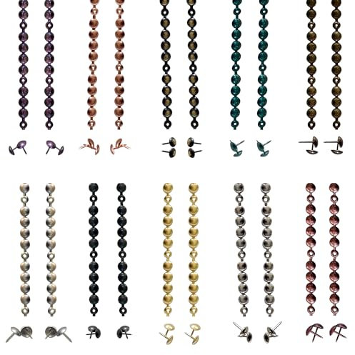 Lista de Tachuelas para Tapicería de 1 Metro completa con Clavos de Tapicería con Orificio Disponibles en Diversos Colores, Clavos para Tapicería de Sillas, Butacas (1 Pieza Verde Esmeralda)