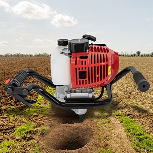 Mikiyueer motor motocultor Essenc 2 tiempos 52CC barreras gas gasolina 1,2Hp Taladro jardín Tariera térmica con motor