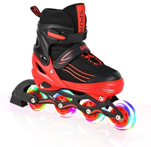 Inliner für Kinder Mädchen Jungen Verstellbar Inlineskates
