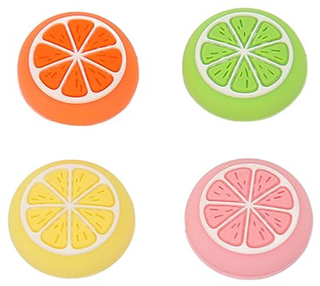 Cappucci per impugnatura per pollice per Cappucci per joystick comodi in silicone morbido Cappucci per levetta per pollice per Lite Set da 4 pezzi in 4 colori
