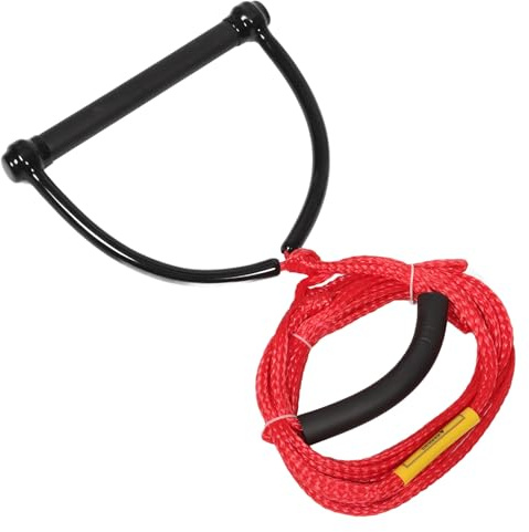 FUOYLOO Corda per Wakeboard e Sci d'Acqua Portatile Leggera Maniglia Ergonomica Antiusura per Sport Acquatici e Tavola per Ginocchia