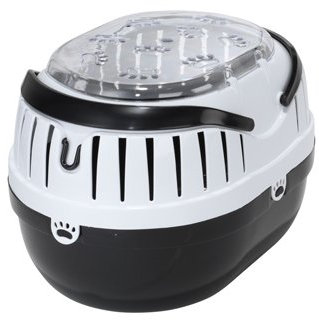 Europet Bernina 661-174470 Transportbox Paw, 35 x 25 x 25 cm, Charcoal