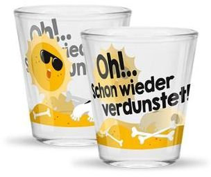 GRUSS&CO 43391 Schnapsglas Verdunstet