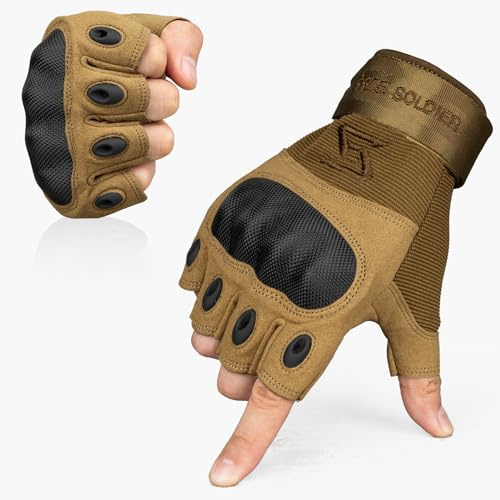 FREE SOLDIER Gants Tactiques Gants Moto Gant Militaire Jointure Dure pour La Randonnée Escalade Sports De Plein Air Vélo VTT Travailler