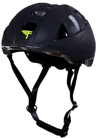 Flybar Kids Bike Helmet - Dual Certified Adjustable Dial, Skateboard Helmet, Roller Skating, Pogo, Electric Scooter, Snowboard, Youth and Toddler Helmet, Boys & Girls 3-14 (Black,S)