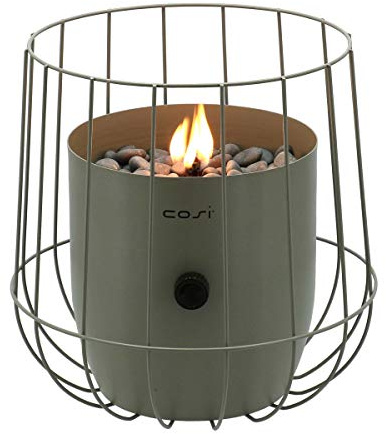 Tuinhaard Accessoires Cosiscoop Basket gaslantaarn olijfgroen