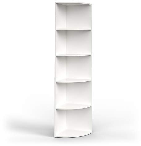 Vicco Scaffale angolare Ecki, Bianco, 40 x 180 cm