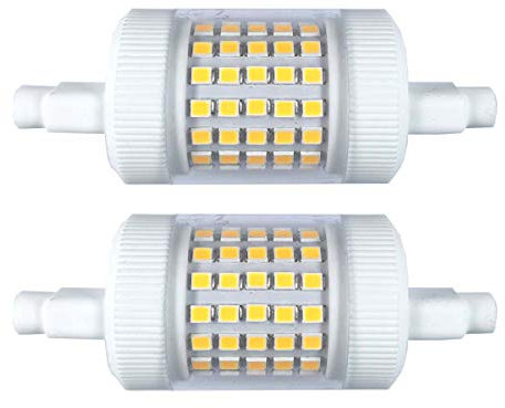QLEE Bombilla LED Regulable 12w R7s 78 Mm Luz Diurna 150w HalóGena Equivalente 3.1 T3 R7s De Doble Extremo Luz De InundacióN Leer Trabajando LáMpara De Pie DayLight 2PCS