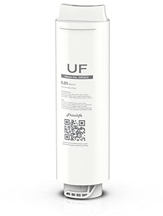 Frizzlife GR302 Cartucho de filtro de repuesto (UF) para filtro de agua GX99 de ultrafiltración