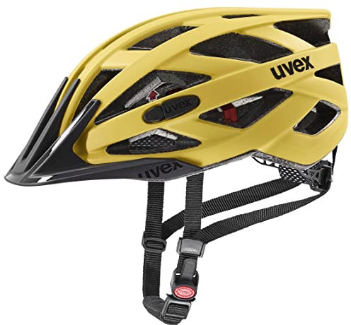 uvex i-vo cc - Leichter Allround-Helm für Damen und Herren - individuelle Größenanpassung - erweiterbar mit LED-Licht - sunbee - 52-57 cm