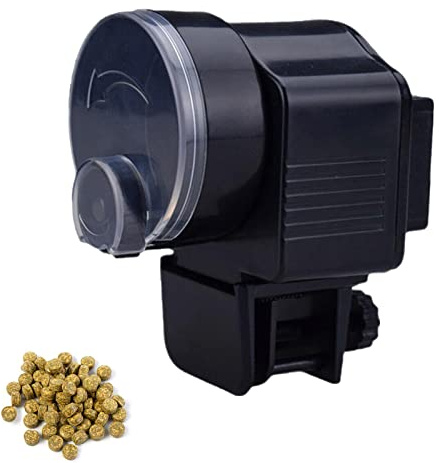 Mangeoire à poisson automatique - pour aquarium,Distributeur de minuterie vacances aquarium distributeur nourriture réglable électrique Aixing