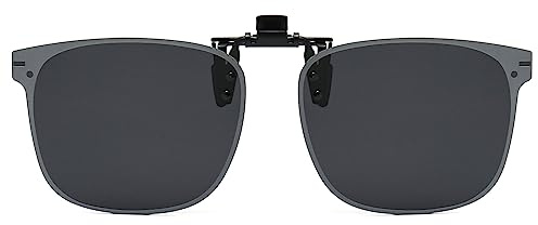 LJCZKA Clip Gafas de Sol Polarizadas Hombre Mujer, Gafas de Sol con Clip Magnético Polarizadas Flip up Lente con Protección UV400