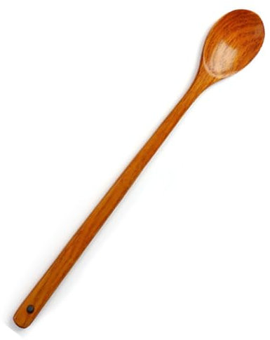 Extra Long Handle Wooden Spoon -19.7 inch Wooden Kitchen Utensils Wood Stirring Wood Soup