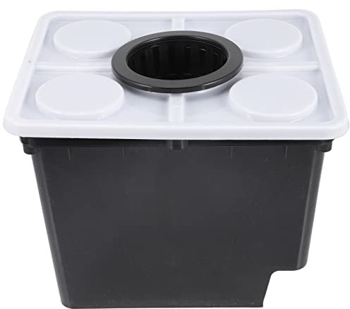 ANDRESLAD Secchi per Coltivazione Forniture per Il Giardino Cestini per Piantagione in Plastica Cestini Idroponici Facili da Pulire