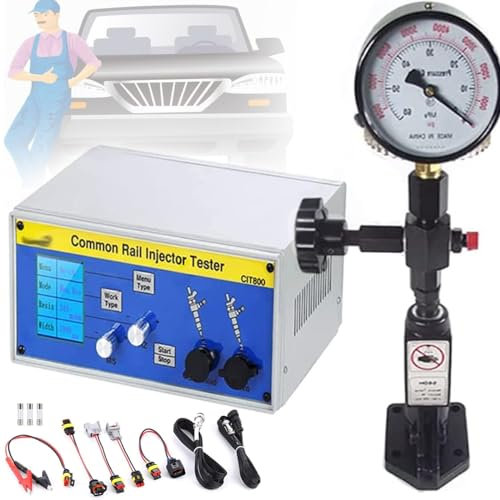 VitalisWorks Diesel Injector Tester Compression Kit, Common Rail Injector Tester,Diesel Common Rail Injector,Nozzle S60H 220V, Injection Tool, for Electromagnetic Injectors