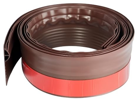 1 PcsBurlete Puerta Entrada, Tira de Sellado para Puertass, Burlete Adhesivo Burletes para Puertas, Burlete Bajo Puertas Interior Entrada Ventana, Antipolvo, Aislamiento Acústico(100 x 5cm, Marrón)