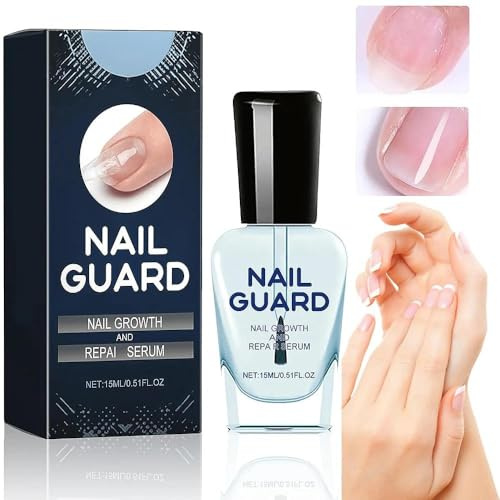 Nail Strengthener & Hardener Extra Strong for Damaged/Weak Nails - Revitalizing Nail Growth Serum & Repair Treatment, Weak Nails with Nail Growth Support