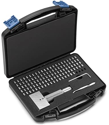 GRAVUREM Europa-Typensortiment/Typenset/Typenhalter-Satz/Schlagzahlen/Schlagbuchstaben - 2mm