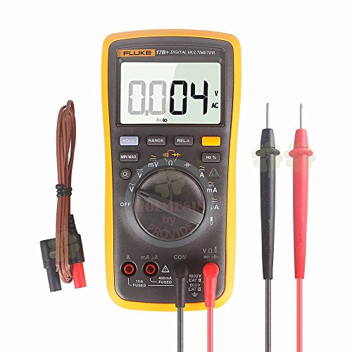 FLUKE 17B+ Digital Multimeter w/ Temperature & Frequency (CARRYING CASE INCLUDED)