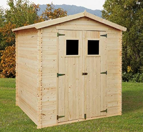 Salone Negozio Online Casetta Giulia in Legno Nordico 200X200X218H Senza Pavimento