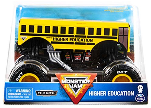 Monster Jam, Official Higher Education Monster Truck, Die-Cast Vehicle, 1:24 Scale