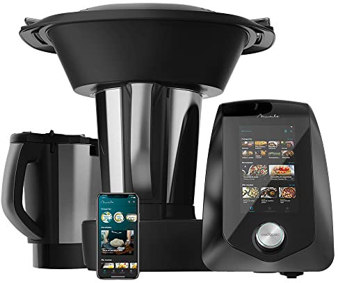 Cecotec Robot de Cocina Multifunción Mambo 12090 Habana. 1700 W, 30 Funciones, WiFi, Pantalla TFT Táctil 7, Báscula, Jarra Cerámica y Jarra de Acero Inox apta para lavavajillas