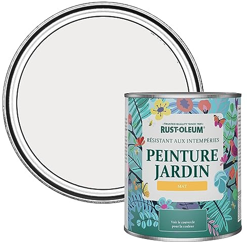 Rust-Oleum Grey Mould Resistant Garden Paint in Matt Finish - Fleur 750ml