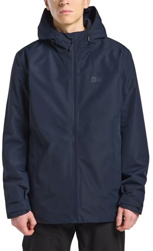 Jack Wolfskin Herren Taubenberg 3in1 Jkt M Jacket, Night Blue, M EU