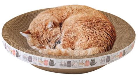 Bavokon Planche À Gratter pour Chat - Carton à gratter pour Chat | Arbre à Chat d'intérieur pour Chats d'intérieur | Grattoir À Chat Haute Densité pour Griffoirs Et Meubles en Carton,Tapis et canapés