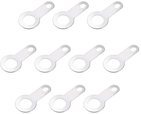 MECCANIXITY PCB Soldering Lug Plate Ring Terminal 12x6x3.2mm Connection for Power Cable Solid Wire Pack of 500