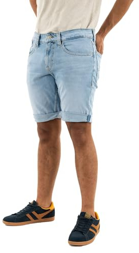 Tommy Jeans Herren Ronnie Bi0112 Dm0dm20962 Shorts Mit 5 Taschen, Denim (Denim Light), 38W EU