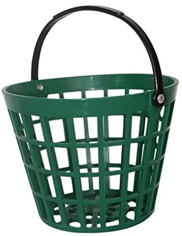 JUMPLAWN Golf-Pickup-Korb Groß Bucket-Golf Golfkorb Golf-Range-Eimer Klein Lagerkorb Container Golfzubehör Weg Golfballhalter Für Golfwagen Eimer Golfbälle Außen Plastik