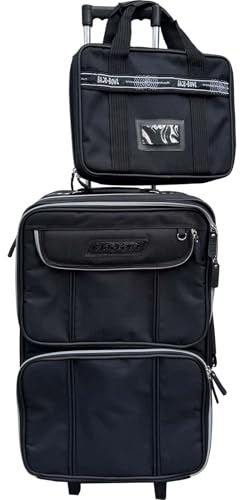 BURI Reisekoffer mit Notebook-Tasche | Reisetrolley 63x39x24 cm mit Teleskopgriff & Rollen | Business Koffer mit Kleiderfach & Unterlagenfach | Stabil & leicht 4,36 kg