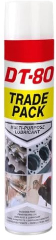 Spray Rust Remover Bike Chain Lube Penetrating Oil Lubricant - Cleans, Protects, Multi-Purpose DT-80-750ml Available in Pack of 1, 2, or 3 (1)
