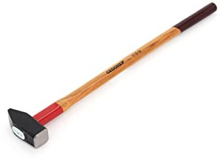 GEDORE Vorschlaghammer, 3 kg, Mit ROTBAND-Plus Stielbefestigung, Bruchfestes Hickoryholz, 900 mm, Geschmiedeter Hammerkopf