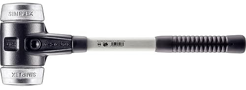 Simplex Schonhammer, Weichmetall; mit verstärktem Tempergussgehäuse und Fiberglasstiel | D=80 mm | 3709.080