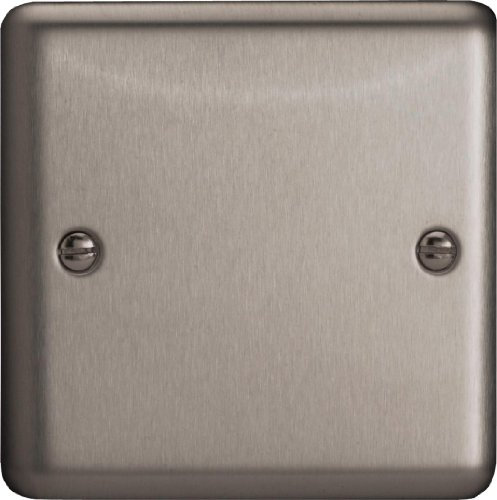 Varilight - 1G Blank Plate Matt Chrome - XSSB